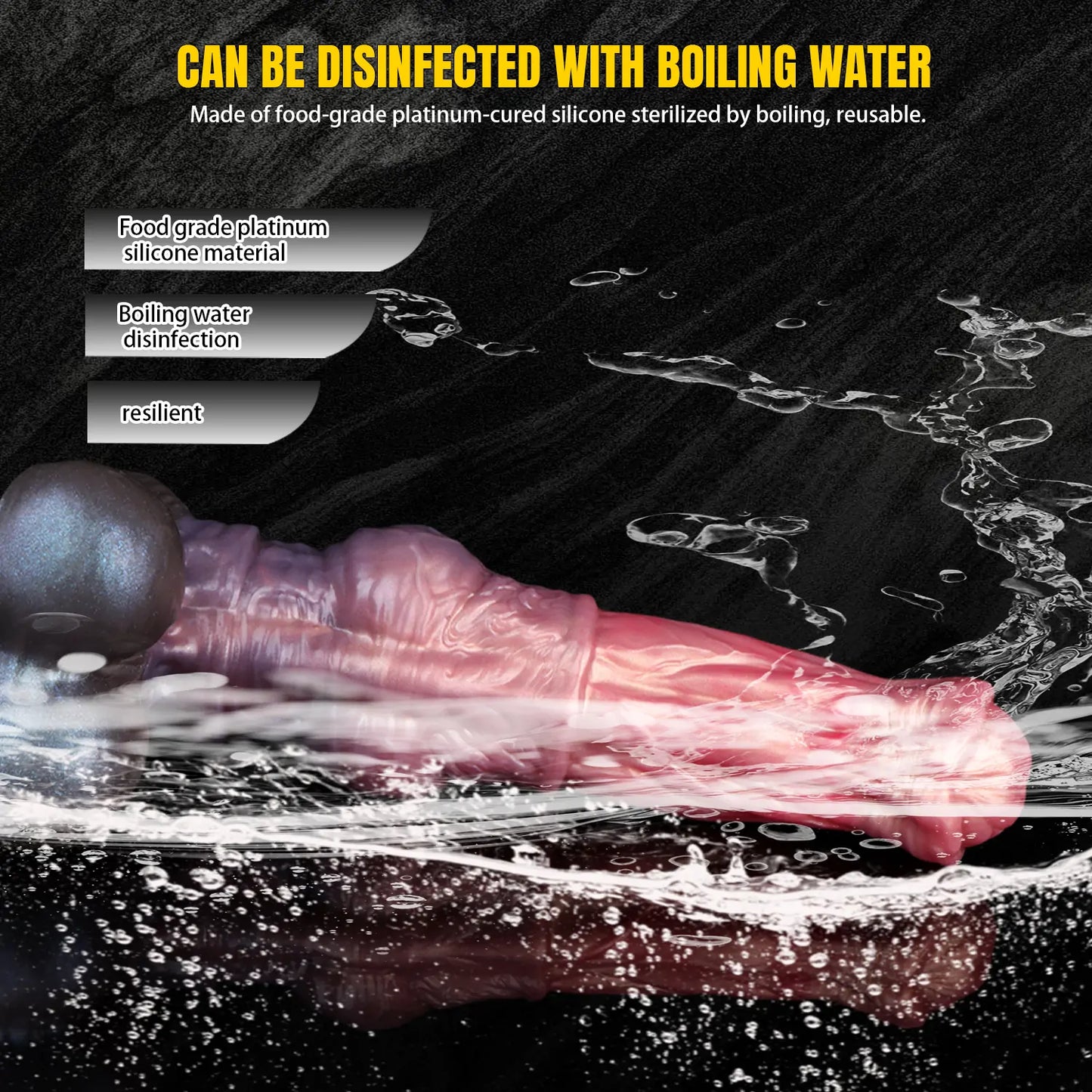 Dual-Density Fantasy Horse Dildo 10 Inches