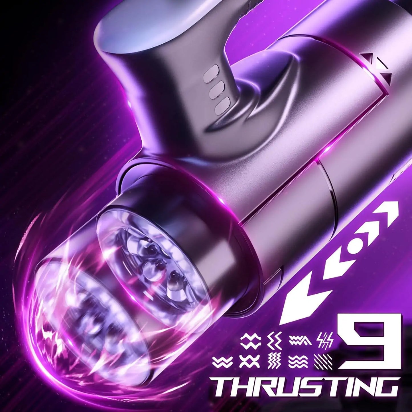 Dual-Head Automatic Handheld Masturbator