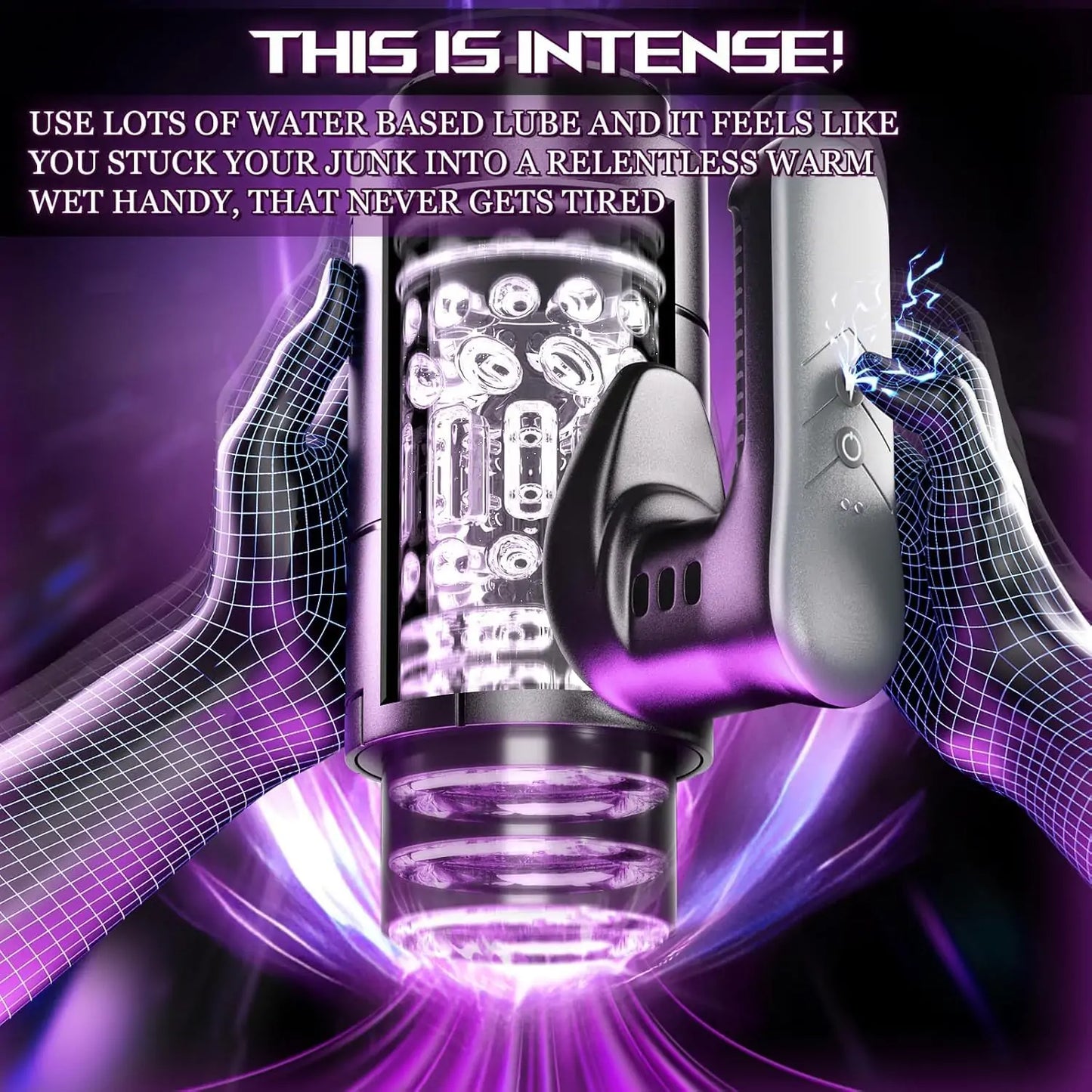 Dual-Head Automatic Handheld Masturbator