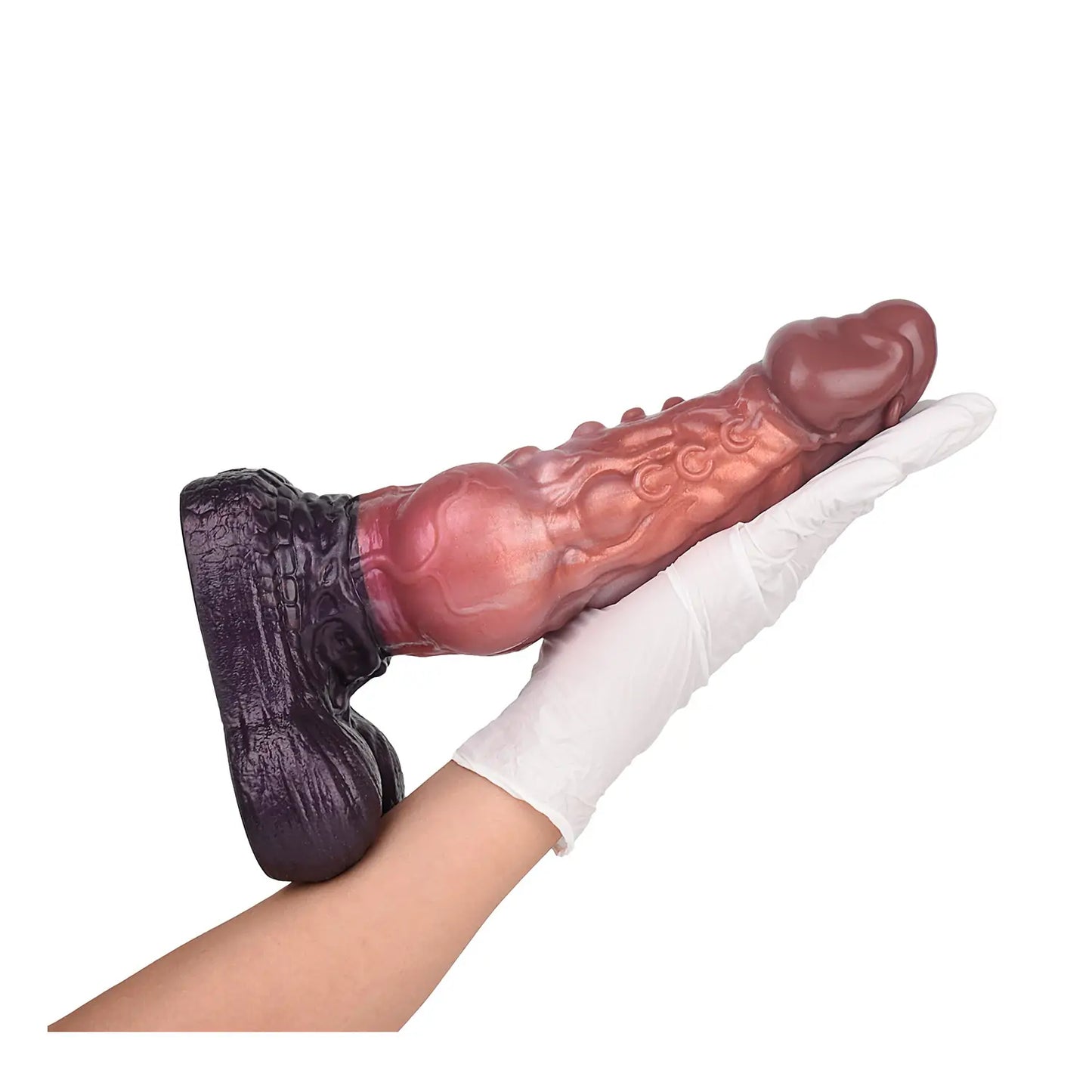 Dual Density Huge Dragon Dildo 13.9 Inches