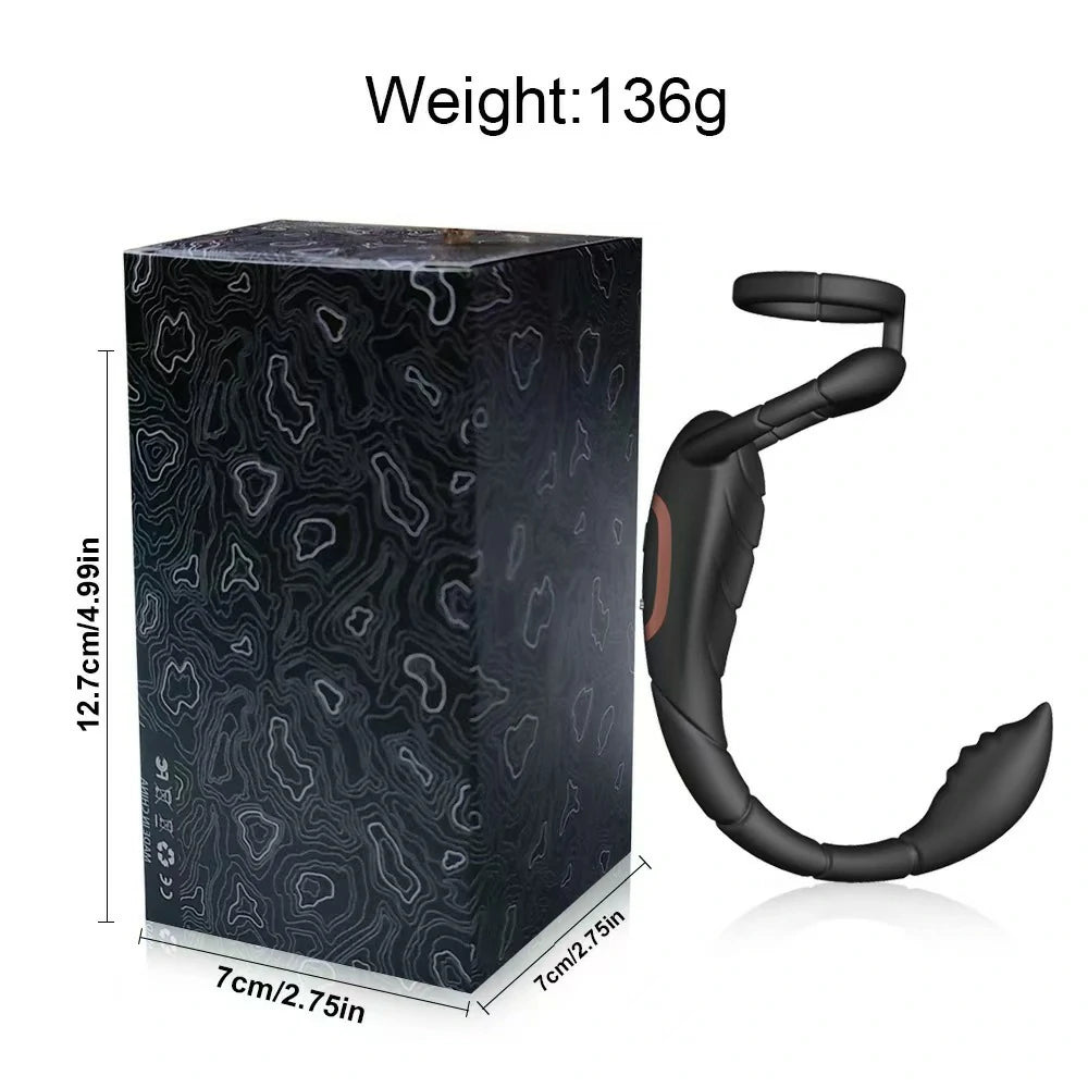 Dual Motor Scorpion Tail Prostate Massager