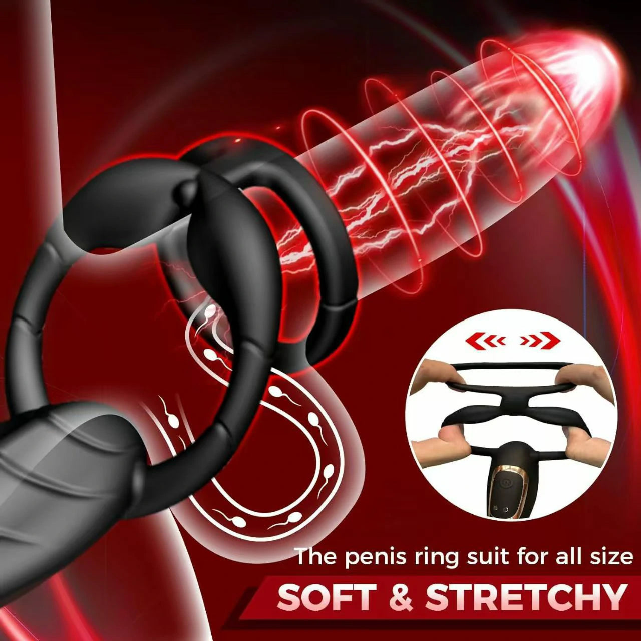 Dual Motor Scorpion Tail Prostate Massager
