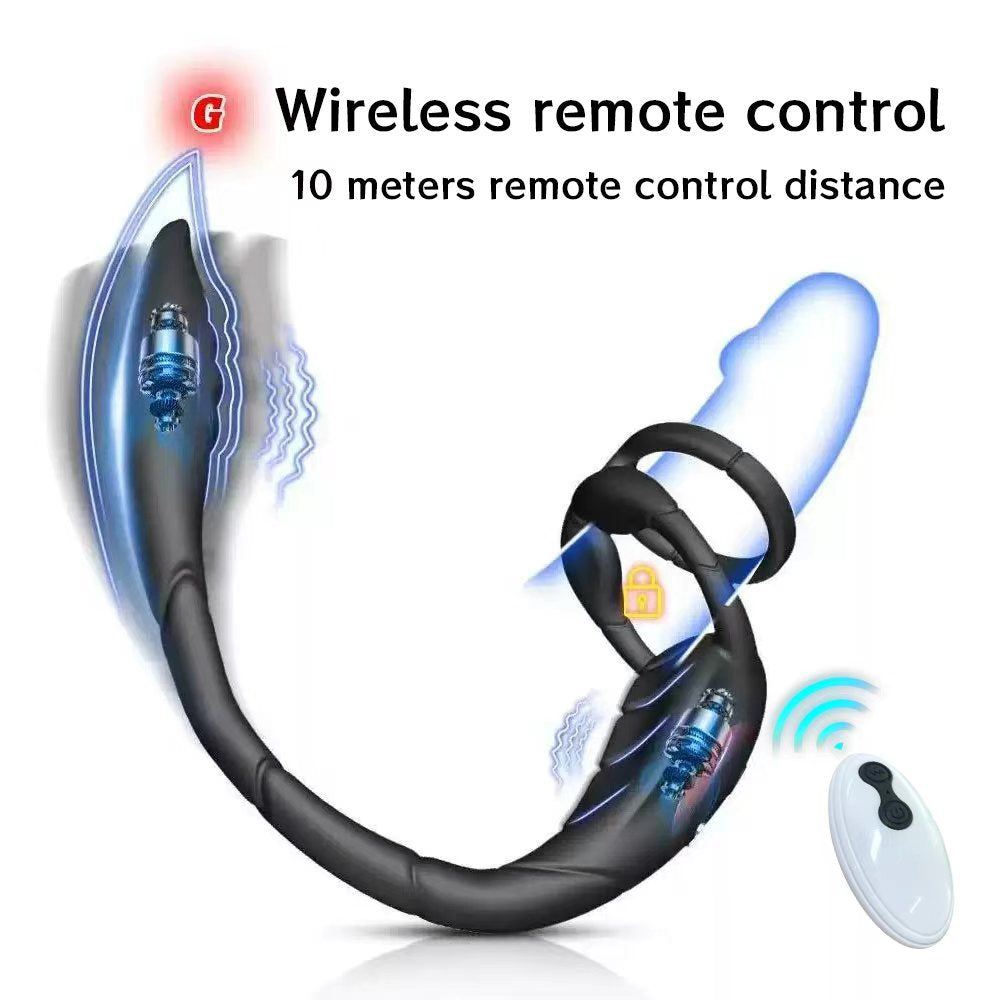 Dual Motor Scorpion Tail Prostate Massager