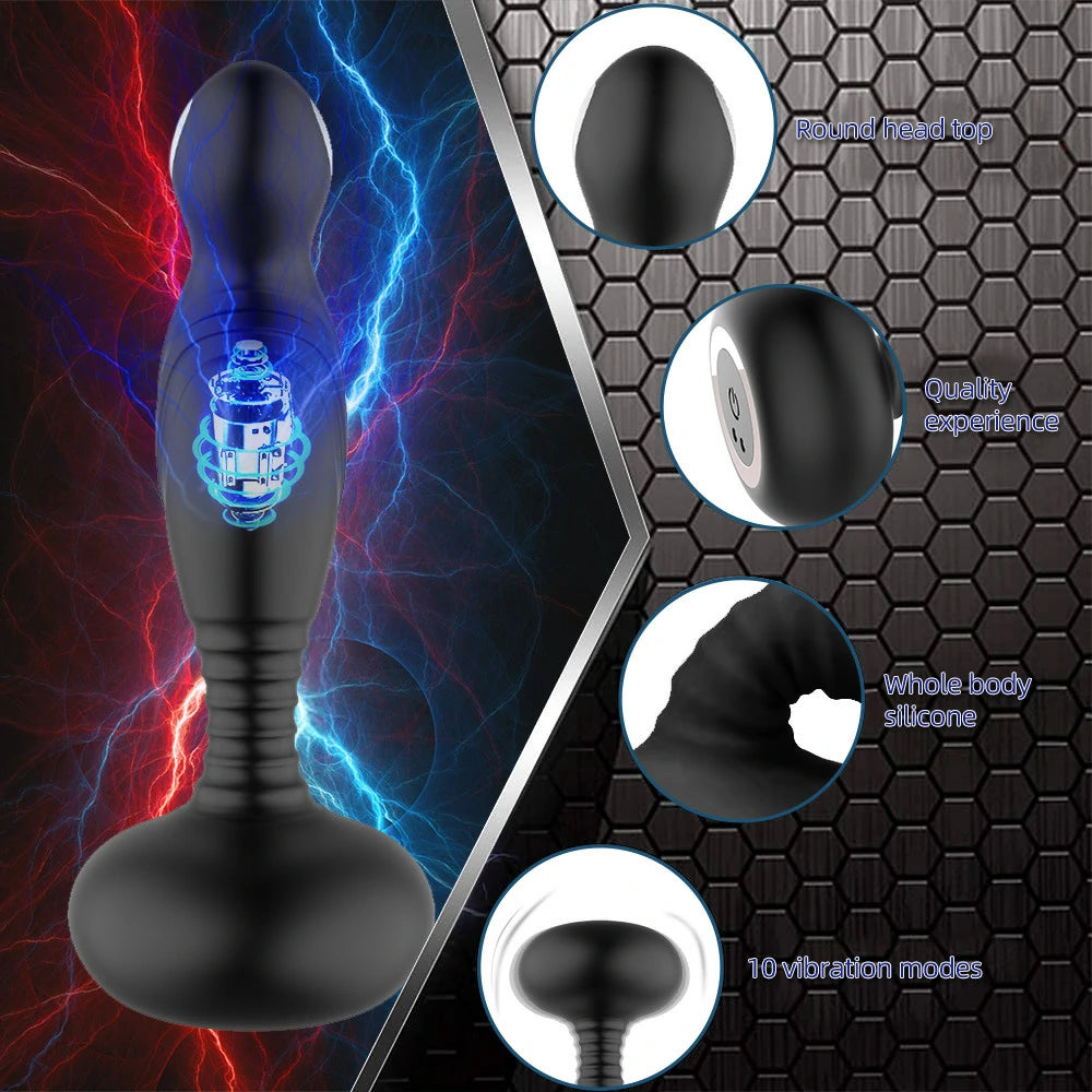 ElectroVibe X — Remote Control Pulse Massager (10+3 Modes)