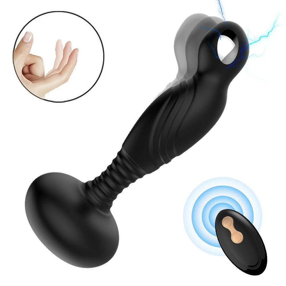 ElectroVibe X — Remote Control Pulse Massager (10+3 Modes)