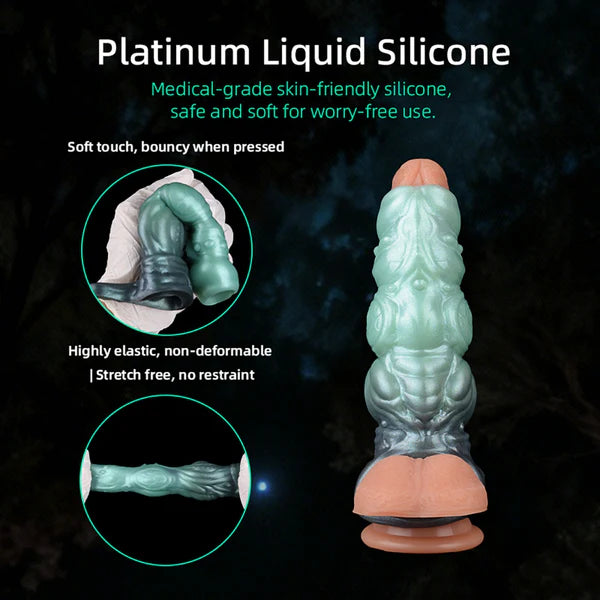 Emerald Monster - Knot Cock Sleeve 3 Sizes