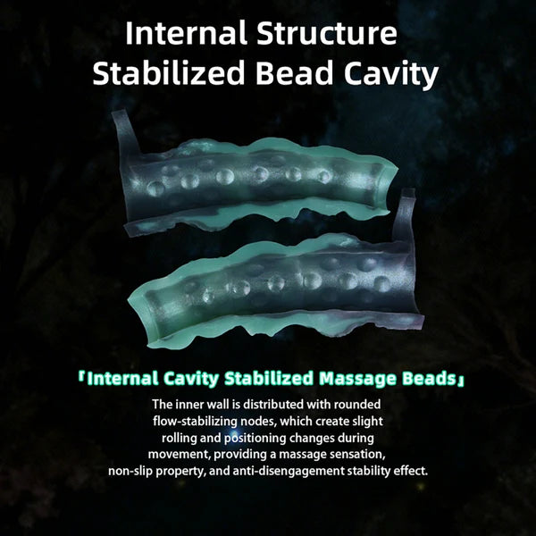 Emerald Monster - Knot Cock Sleeve 3 Sizes