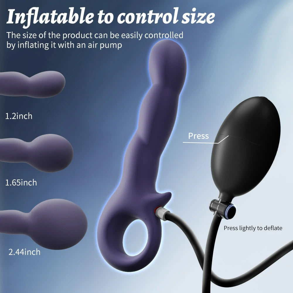 Explorer – App Controlled Vibrator with Manual Inflation