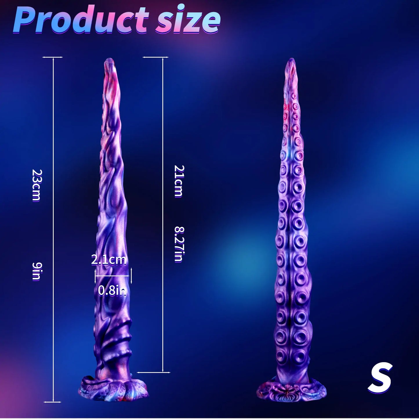 Extra-Long Alien Tentacle Dildo 16 Inches