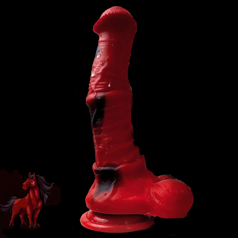 Realistic Silicone Stallion Dildo 12.9 Inches