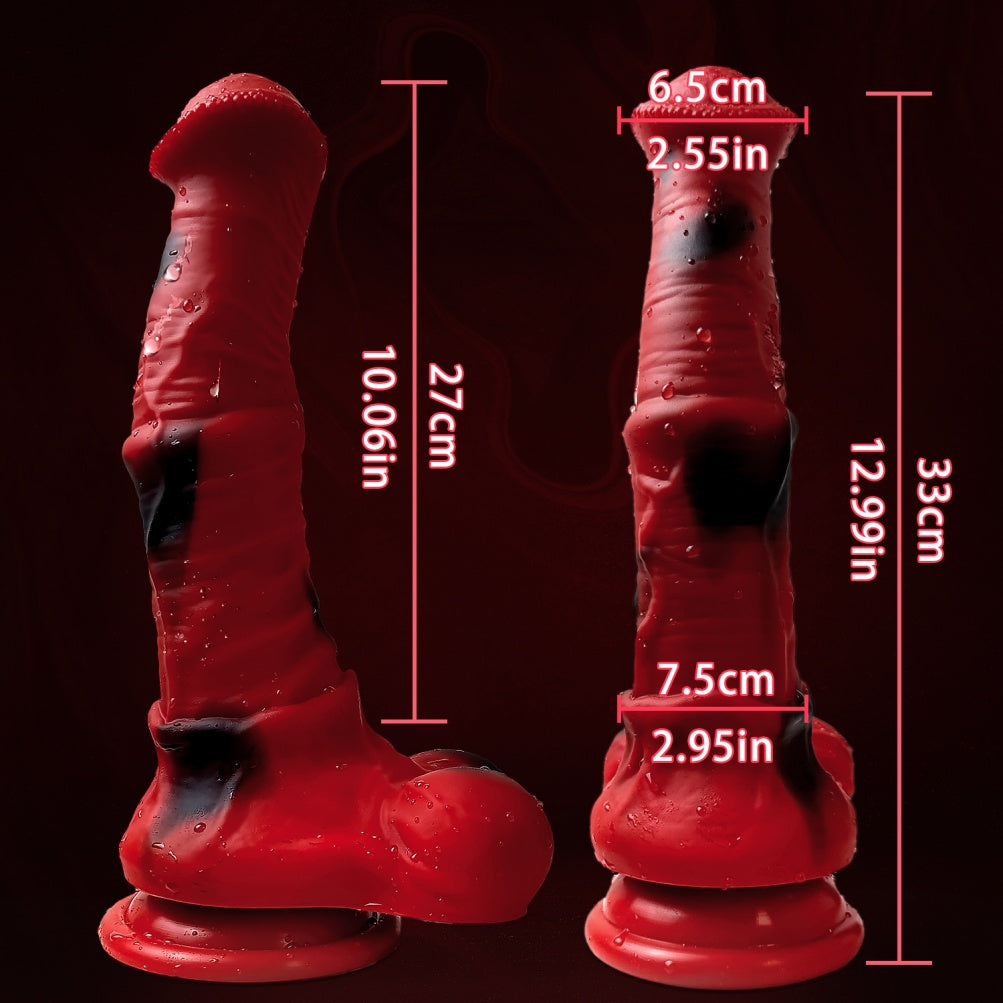 Realistic Silicone Horse Cock Dildo with Suction Cup – Ultimate Fantasy Monster Sex Toy
