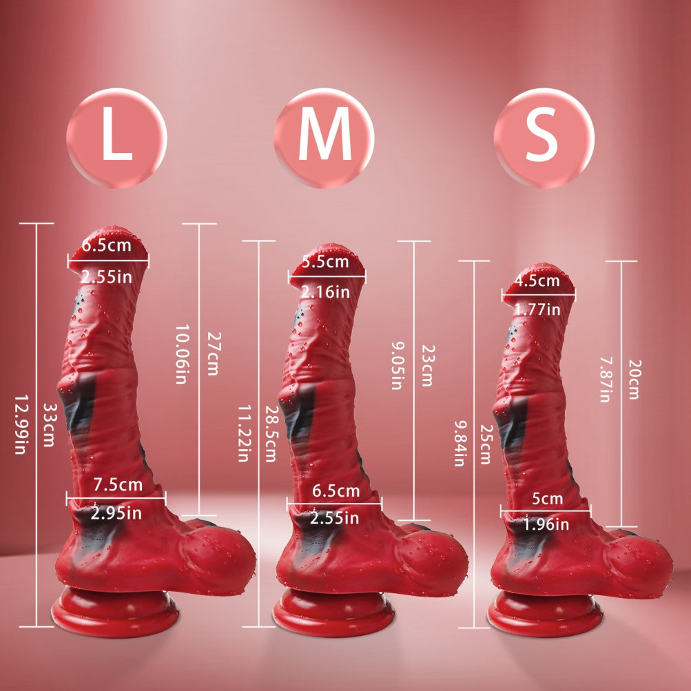 Realistic Silicone Horse Cock Dildo with Suction Cup – Ultimate Fantasy Monster Sex Toy