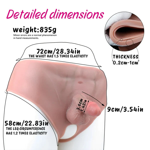 FTM Wearables Dildo Pant - Open Crotch Design