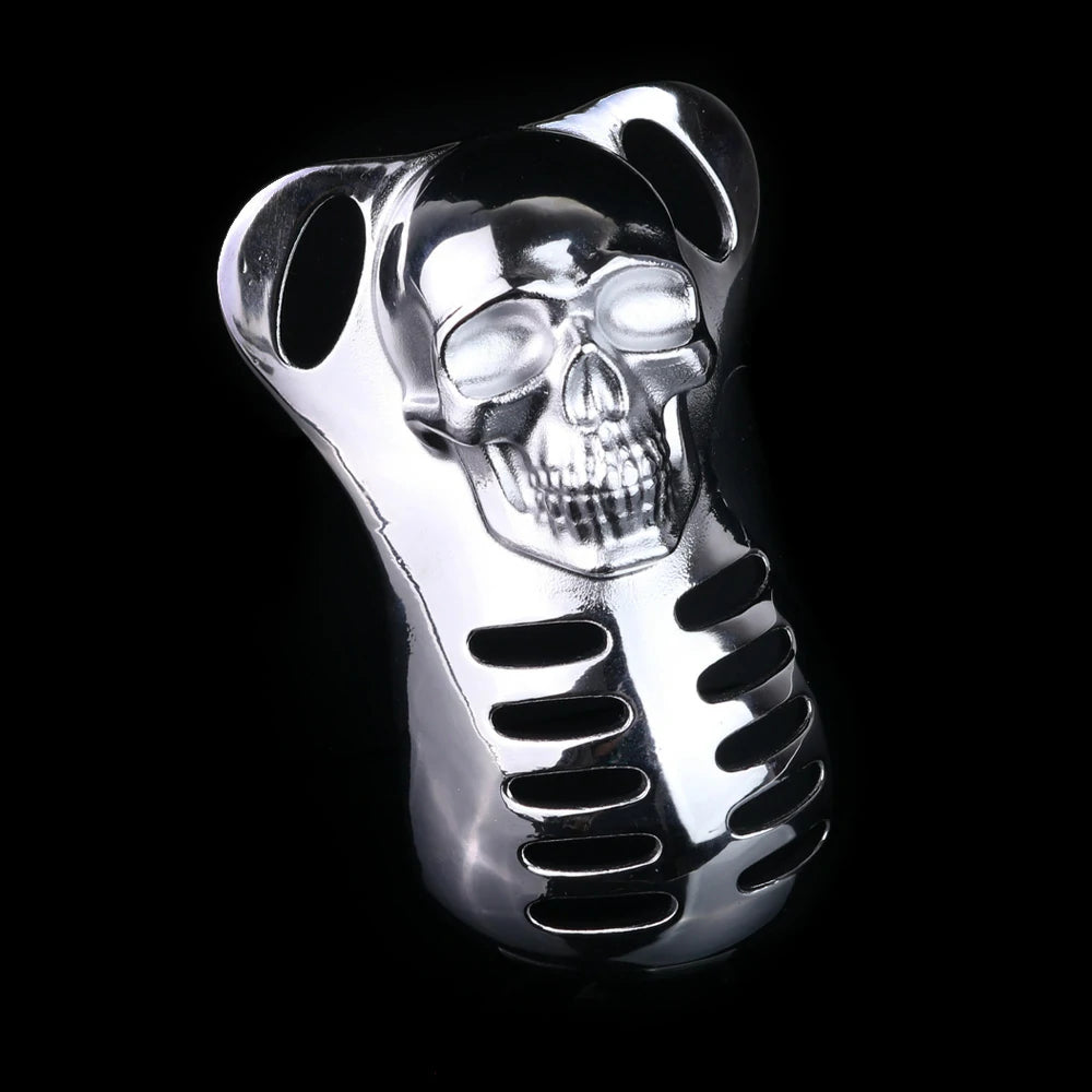 Lock Desire: Iron Skeleton & Cyber Shield Male Chastity Cages