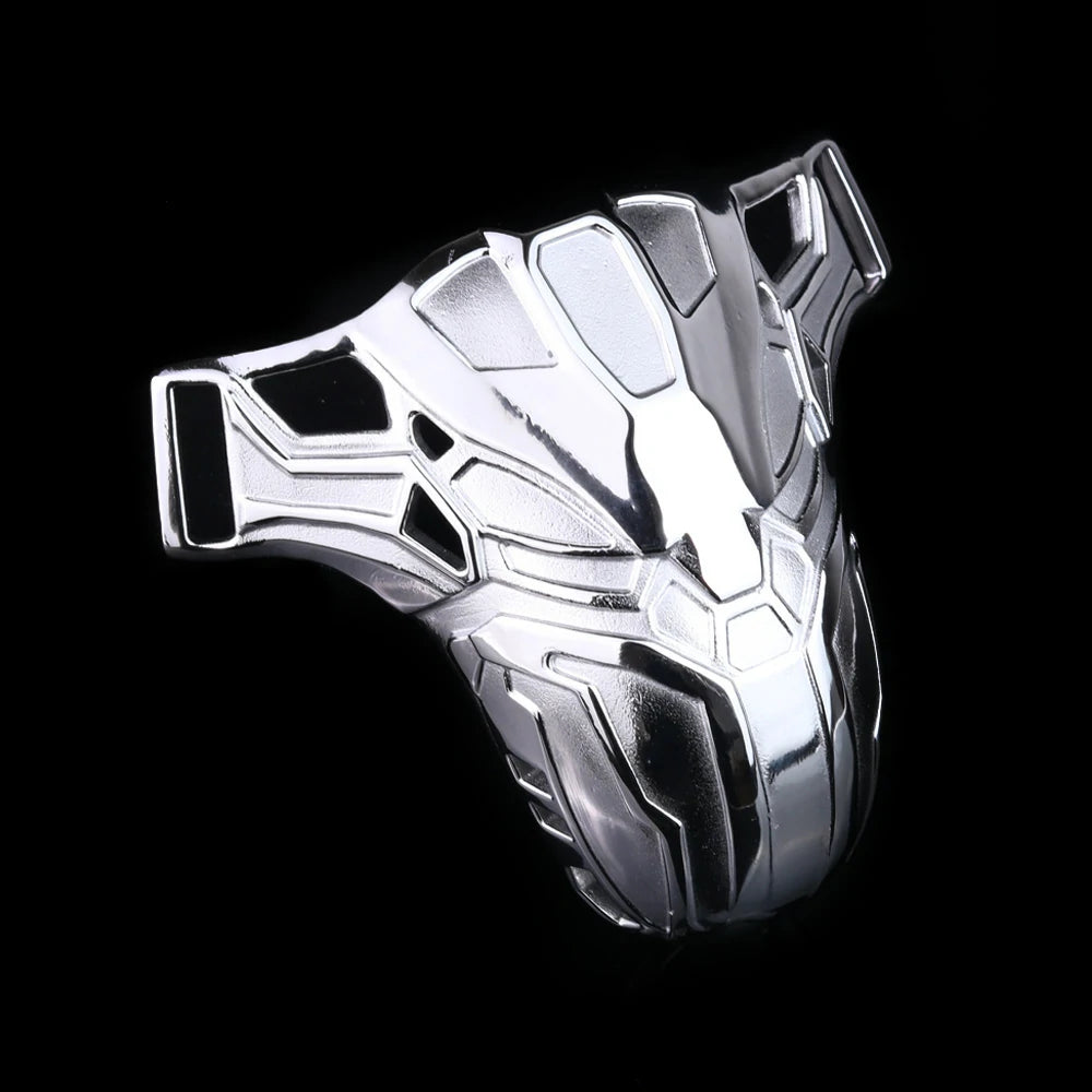 Lock Desire: Iron Skeleton & Cyber Shield Male Chastity Cages