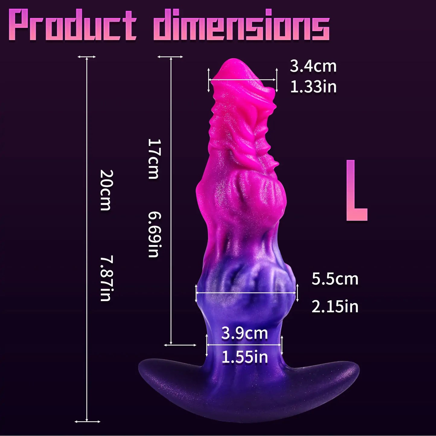 Fantasy Alien Knot Butt Plug