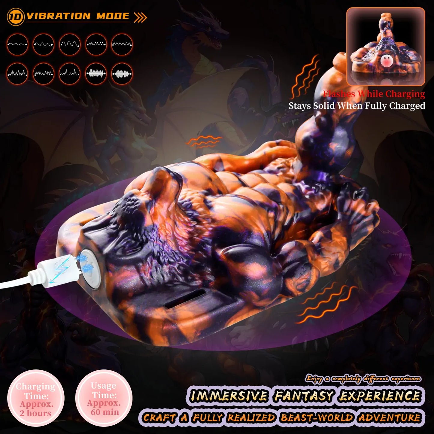 Fantasy Animal Grinder Toys with Straps