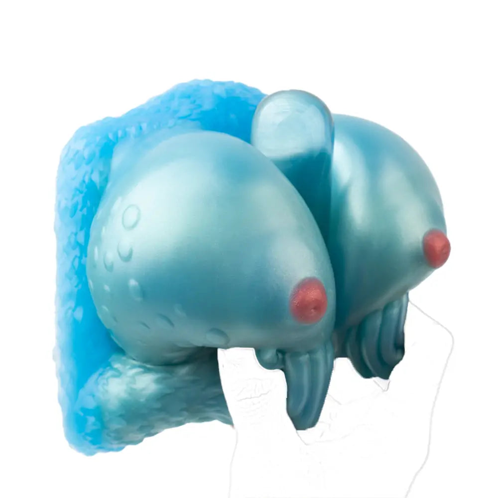 Fantasy Blue Leopard Breast Masturbator