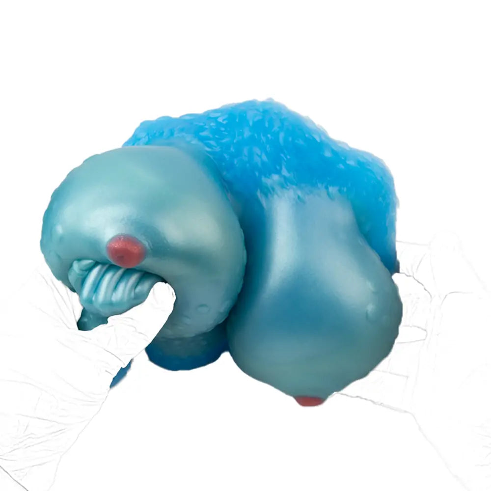 Fantasy Blue Leopard Breast Masturbator