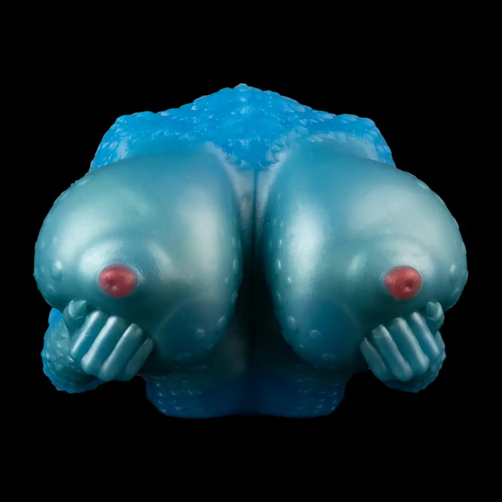 Fantasy Blue Leopard Breast Masturbator