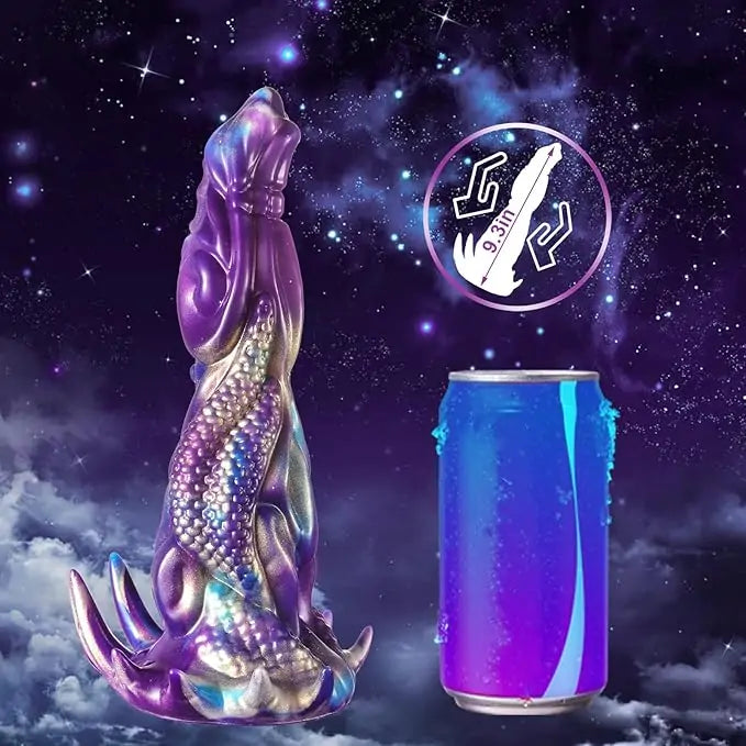 Fantasy Cosmic Dragon Dildo 9 Inches