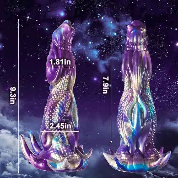 Fantasy Cosmic Dragon Dildo 9 Inches