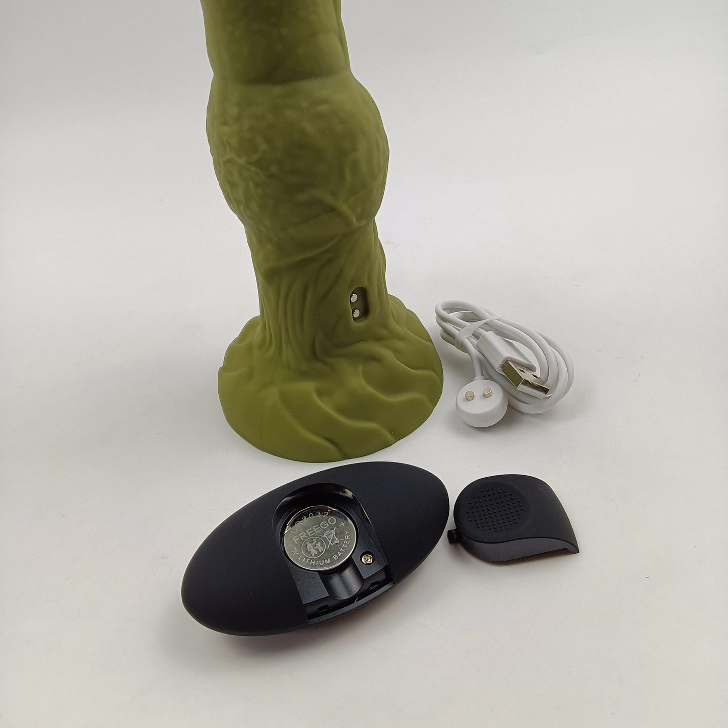 Fantasy Crocodile Vibrating Thrusting Dildo 9 Inches