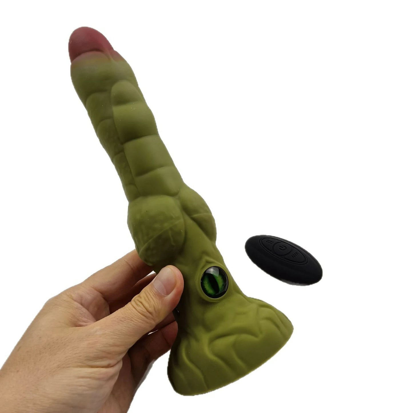 Fantasy Crocodile Vibrating Thrusting Dildo 9 Inches