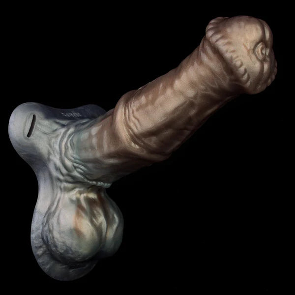 Fantasy Curved Horse Penis Sleeve with Straps