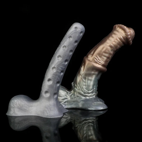 Fantasy Curved Horse Penis Sleeve with Straps