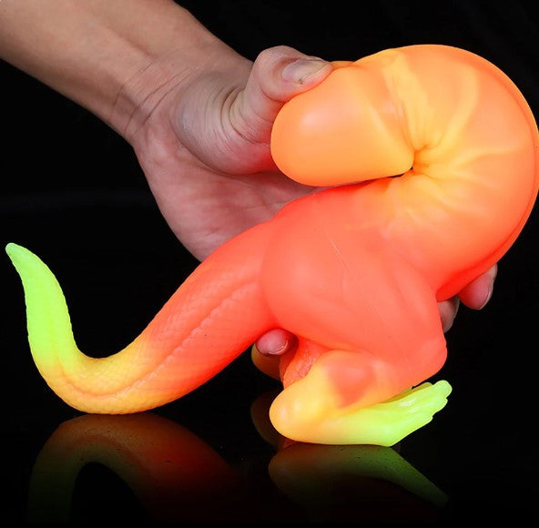 Fantasy Dinosaur Bend Dildo 5 Inches