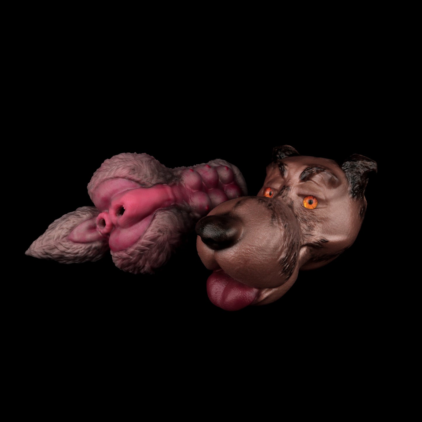 Fantasy Dog Head & Body Stroker Set