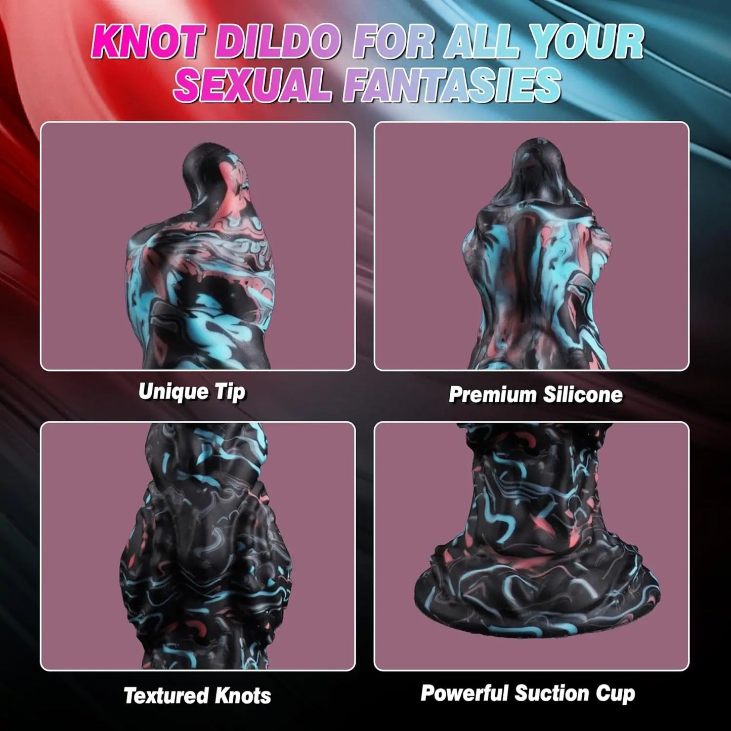 Fantasy Dog Knot Dildo 8.5 Inches