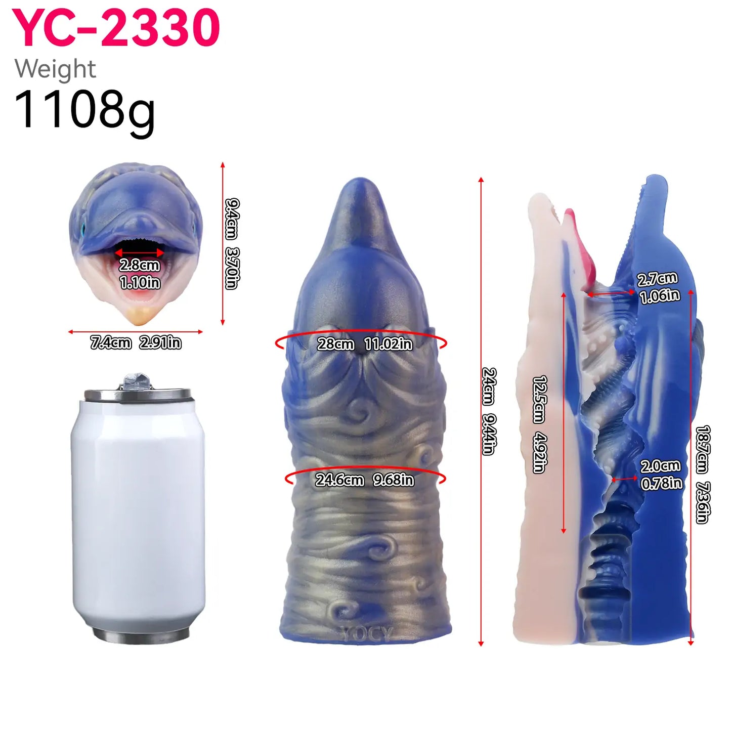 Fantasy Dolphin Pocket Pussy with Pump