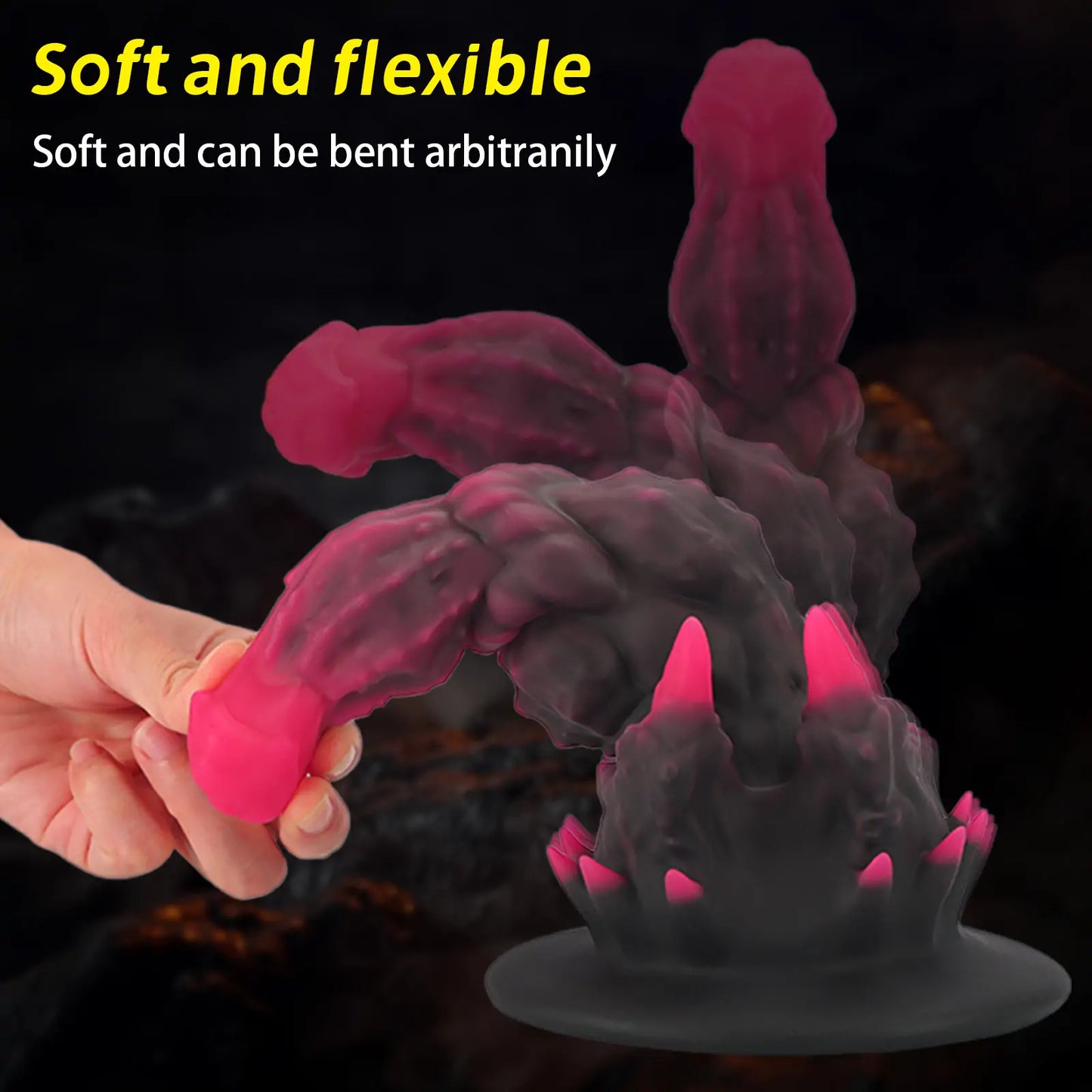 Fantasy Dragon Claw Spiked Dildo 3 Size
