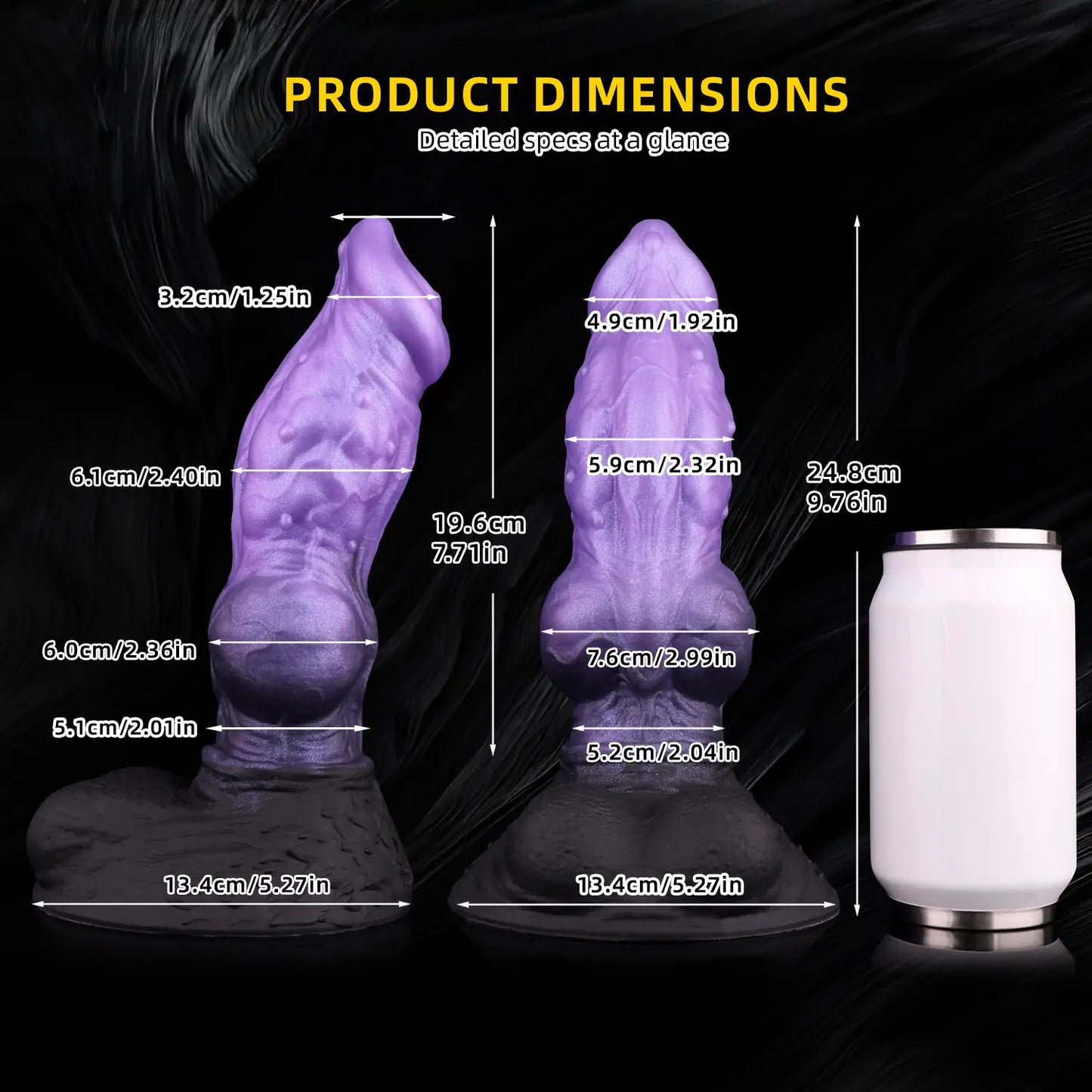 Fantasy Dragon Dildo 9 Inches Mythical Creature