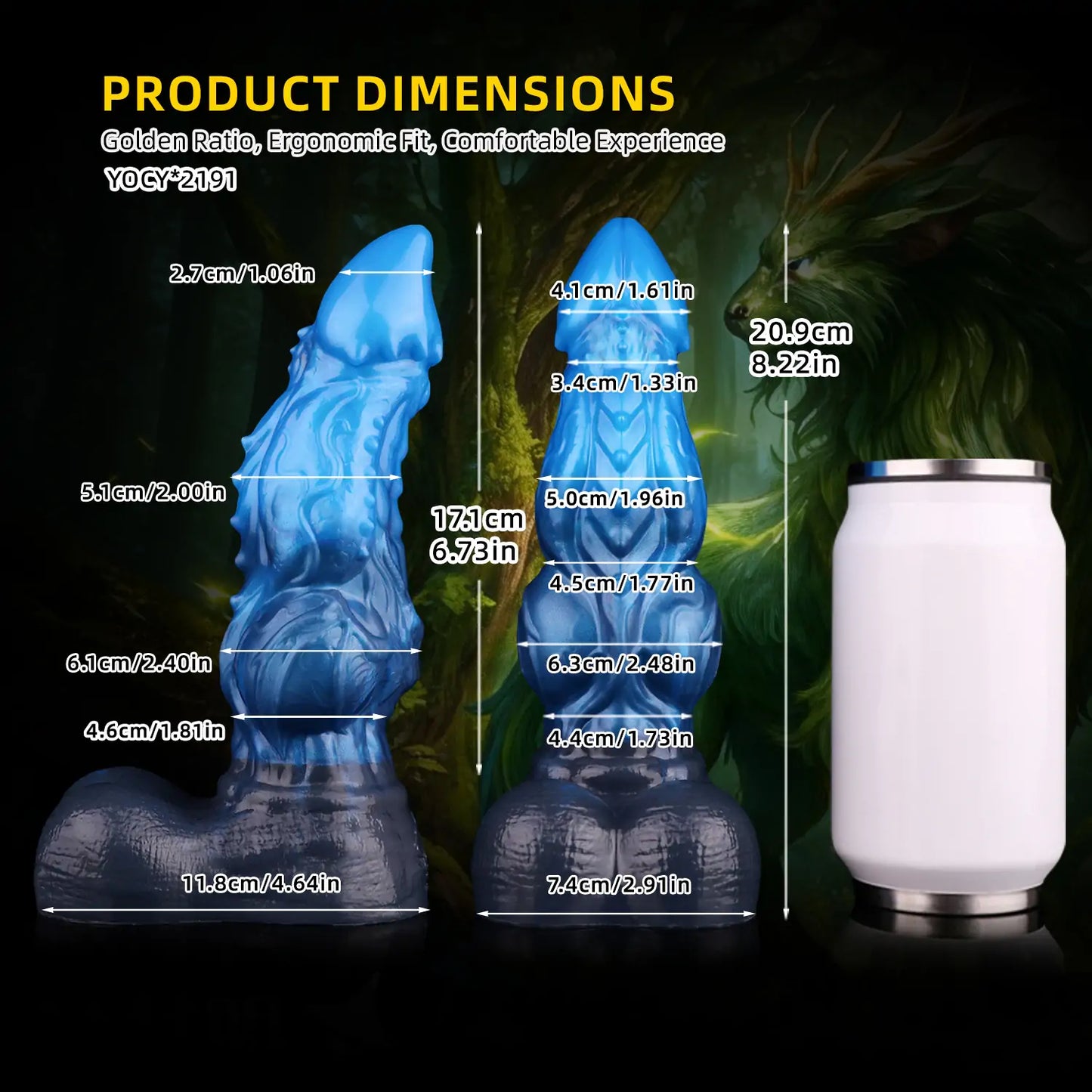 Fantasy Dragon Dildo 9 Inches Mythical Creature