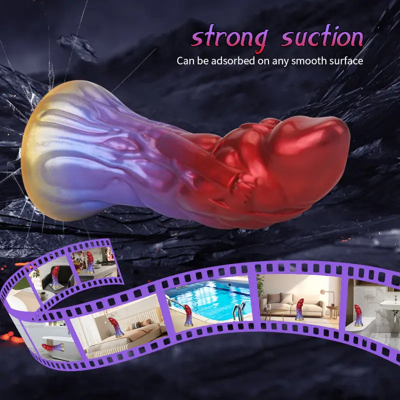Fantasy Dragon Dildo with Suction Cup