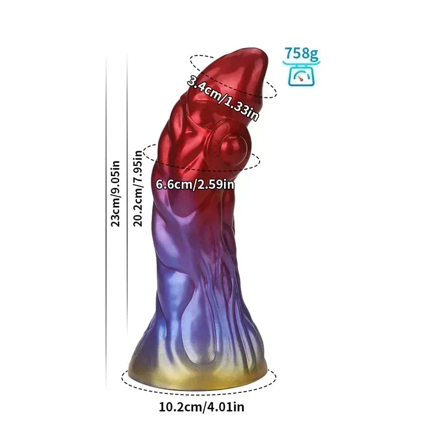 Fantasy Dragon Dildo with Suction Cup