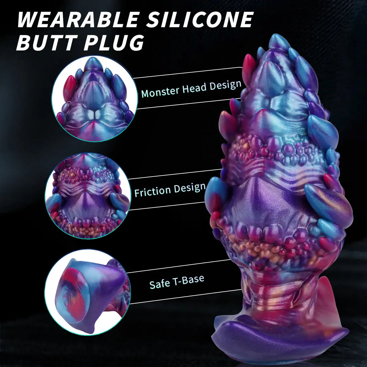 Fantasy Dragon Scale Anal Plug