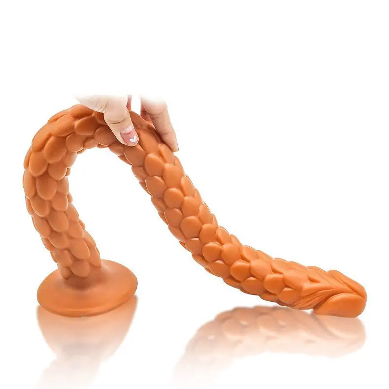 Fantasy Dragon Scale Long Thin Dildos 19.6 Inches