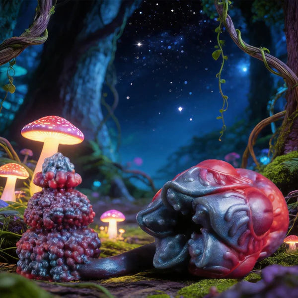 Fantasy Flower Stroker & Mushroom Plug Set