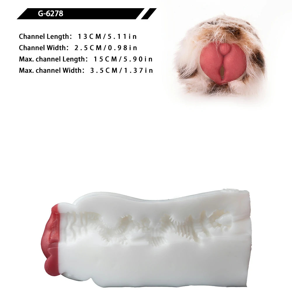 Fantasy Fluffy Dalmatian Dog Stroker