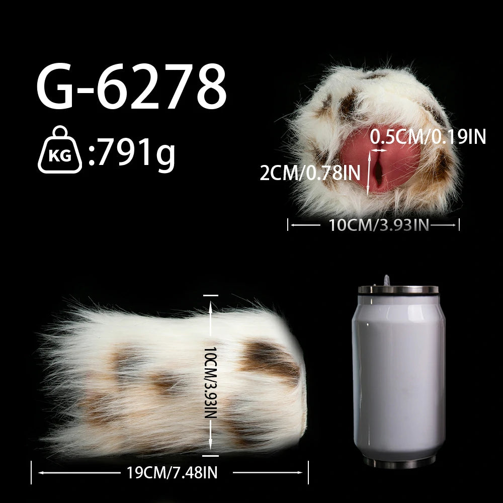 Fantasy Fluffy Dalmatian Dog Stroker