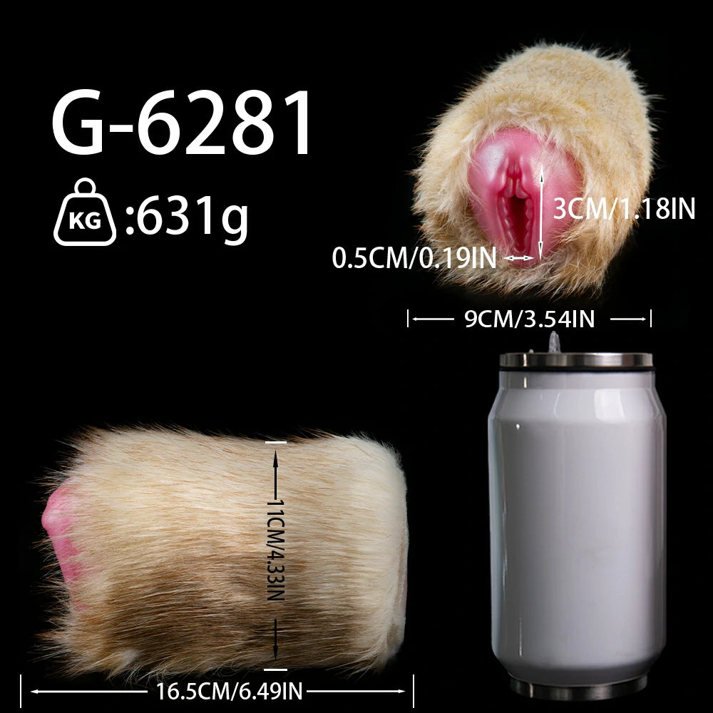 Fantasy Fluffy Fox Stroker — Detachable Plush