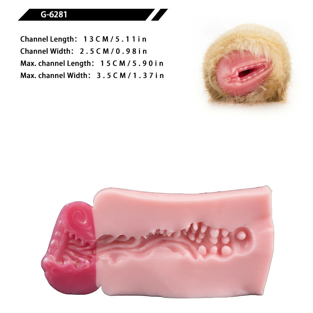 Fantasy Fluffy Fox Stroker — Detachable Plush