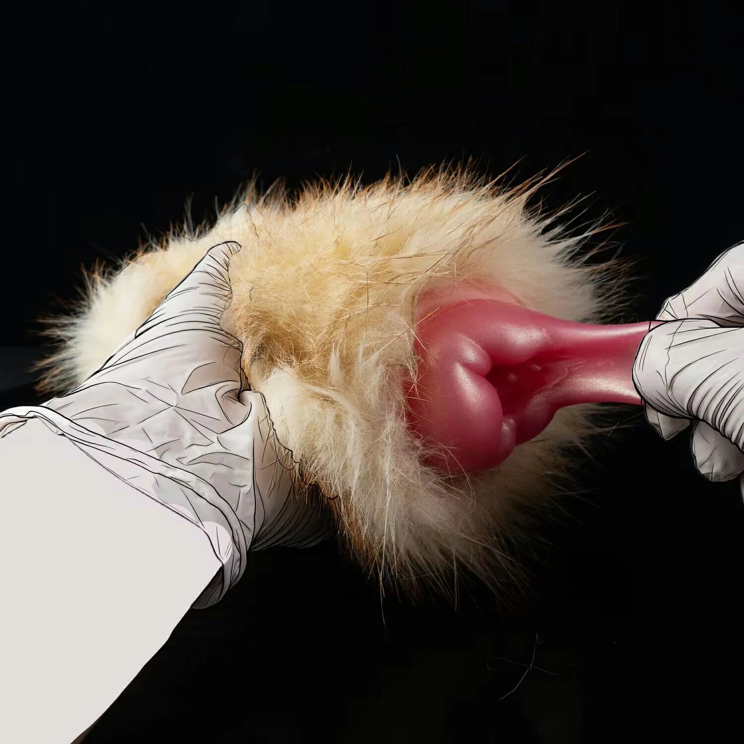 Fantasy Fluffy Rabbit Pocket Pussy