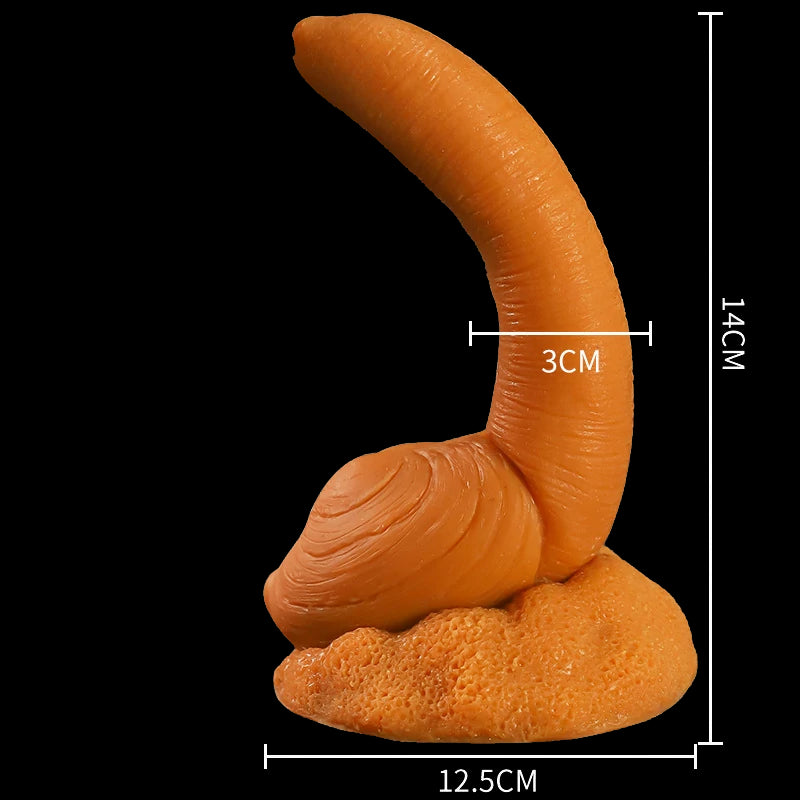 Fantasy Geoduck Curved Dildo 5.5 Inches