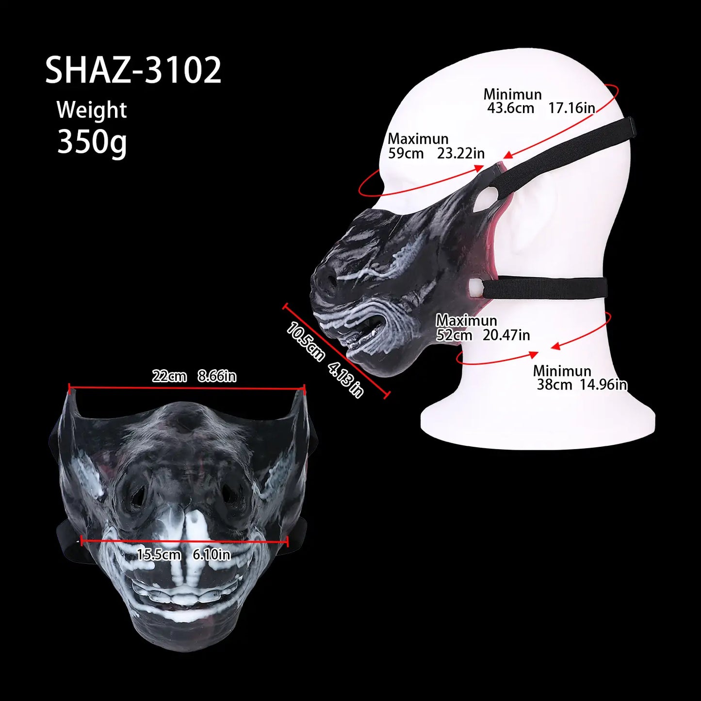 Fantasy Horse Bondage Mask – Inferno Mare Karan