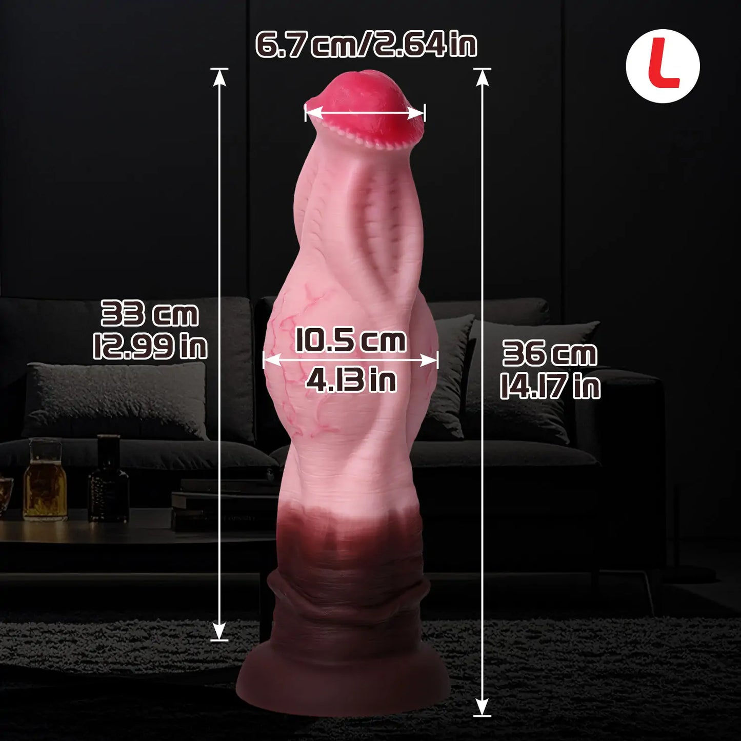 Fantasy Knot Horse Dildo  3 Sizes